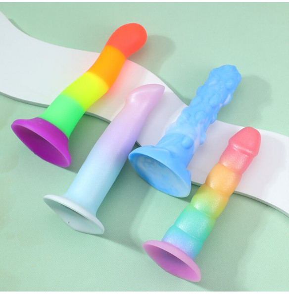 MizzZee - Liquid Silicone Fantasy Color Series Dildo (L:18cm - D:3.3cm) MizzZee - Liquid Silicone Fantasy Color Series Dildo (L:18cm - D:3.3cm)